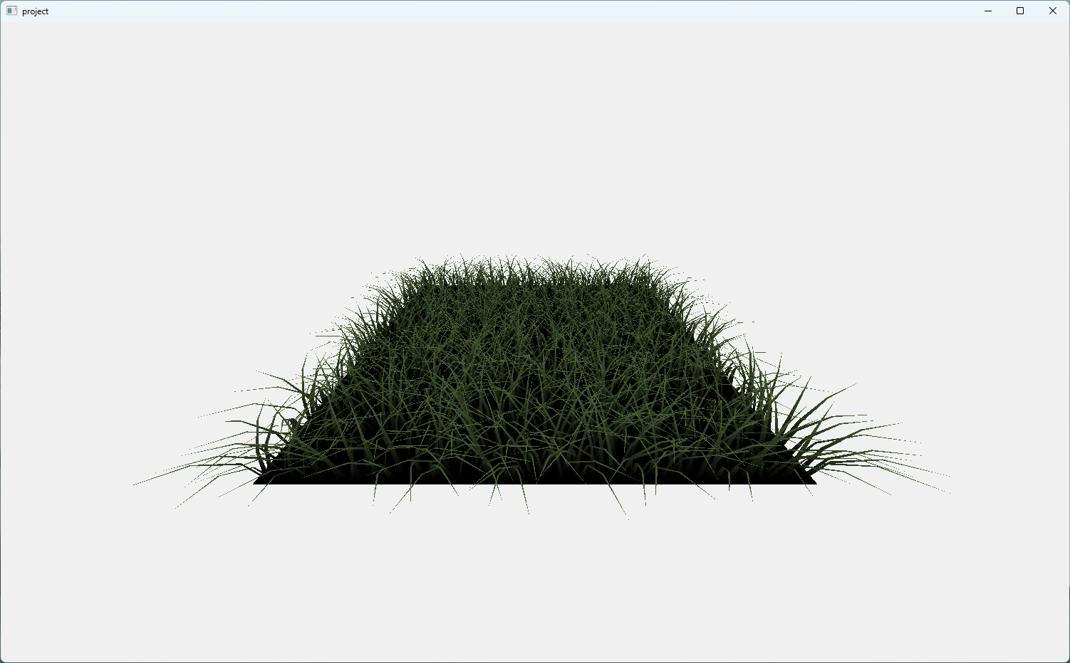 bended grass blade