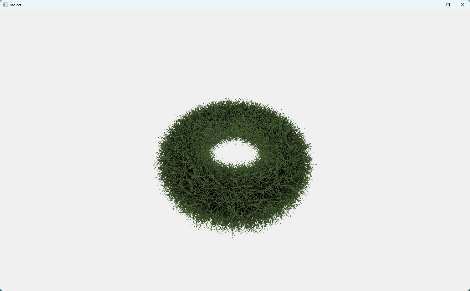 grass on torus